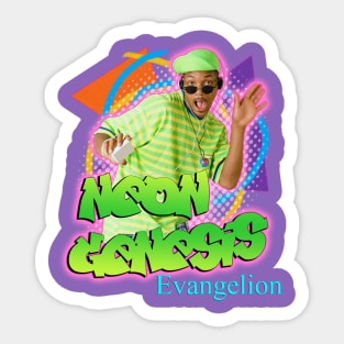 Fresh Prince of Evangelion Sticker